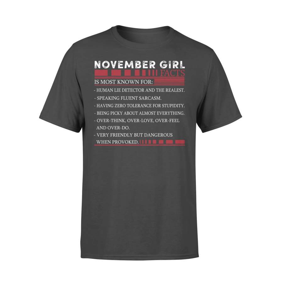 Best November Girl Facts Shirt