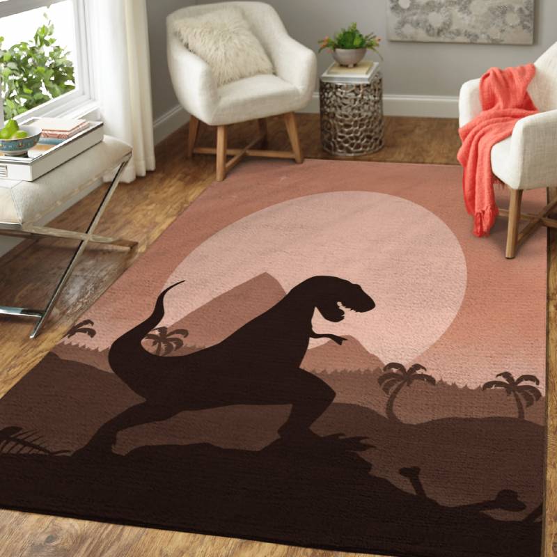 Tyrannosaurus King – Animals Area Rug Carpet