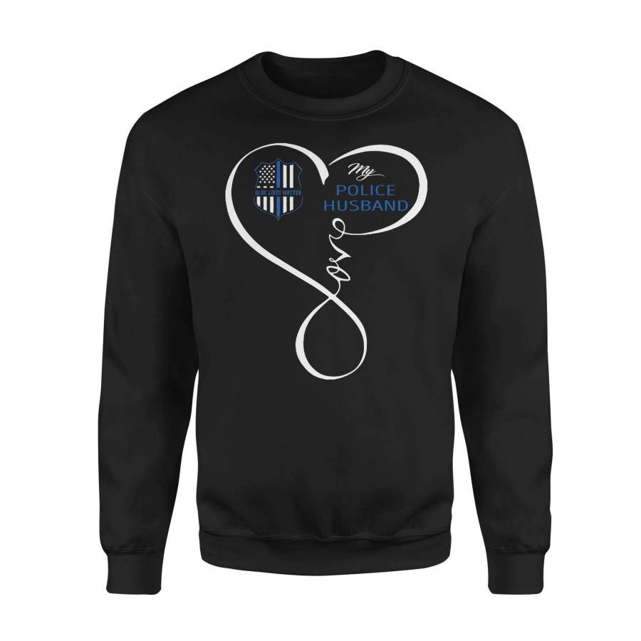 Police – Love My Police Husband – Standard Fleece Sweatshirt