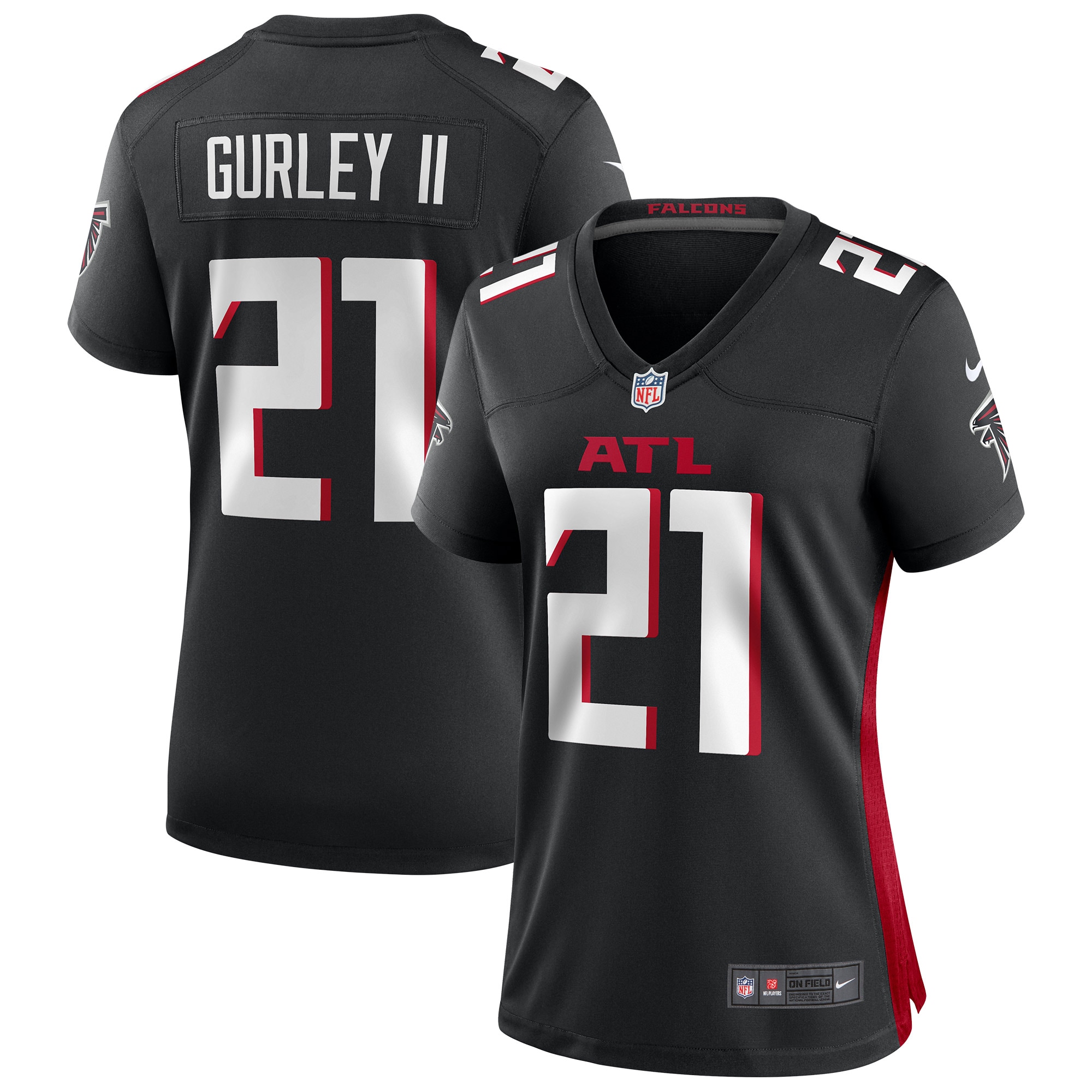 Todd Gurley II Atlanta Falcons Women's Game Jersey – Black