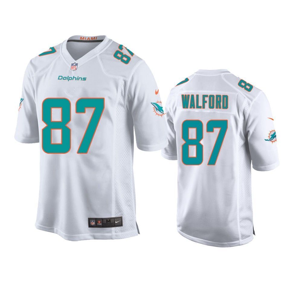 Dolphins Clive Walford Game White Youth Jersey