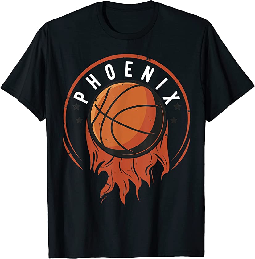 Basketball Phoenix City Vintage Valley Sports Arizona T-Shirt