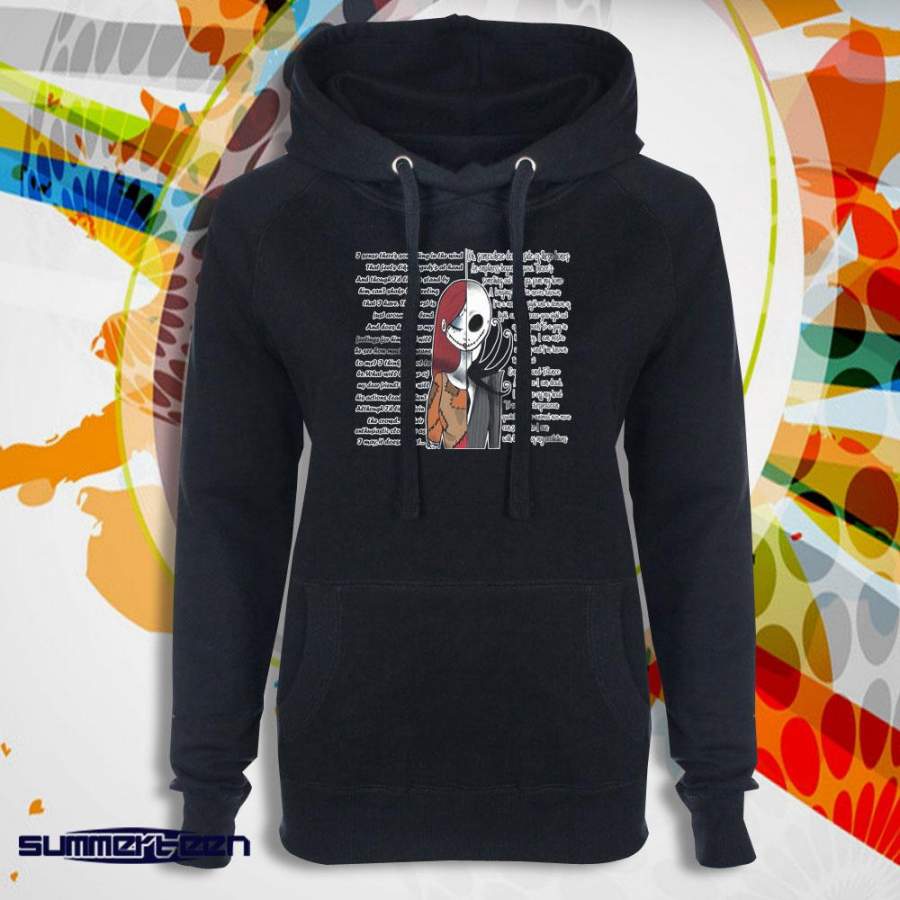 Nightmare Before Christmas jack and sally Women’s Hoodie