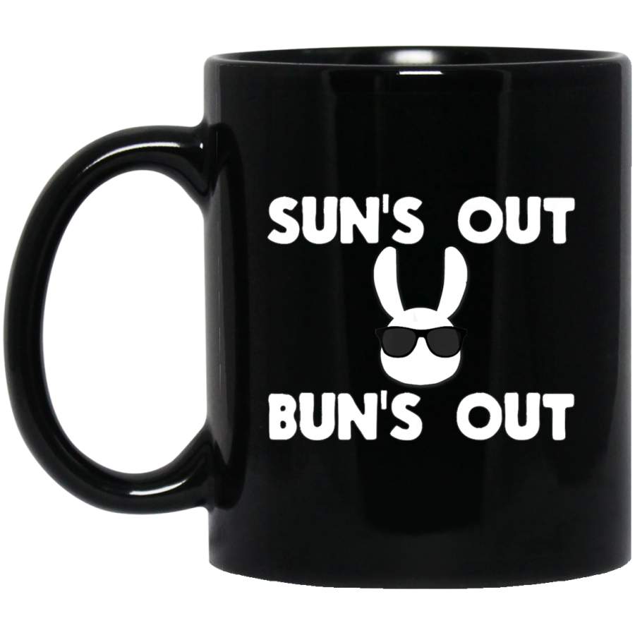 Suns Out Buns Out For Summer Funny Bunny Coffee Mug