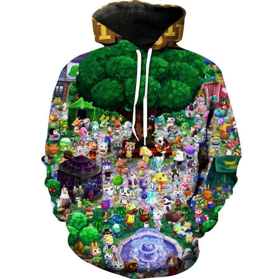 Animal Crossing Hoodie – Animal Crossing New Horizons Gaming Hoodie ...