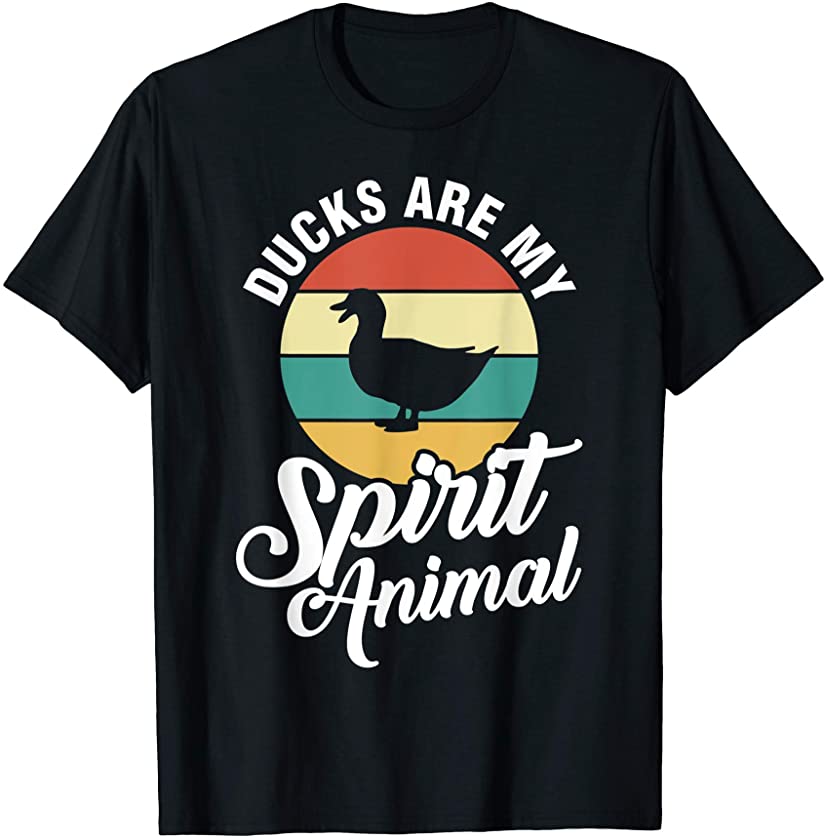 ”Ducks Are My Spirit Animal” Farm Animal Lover T-Shirt