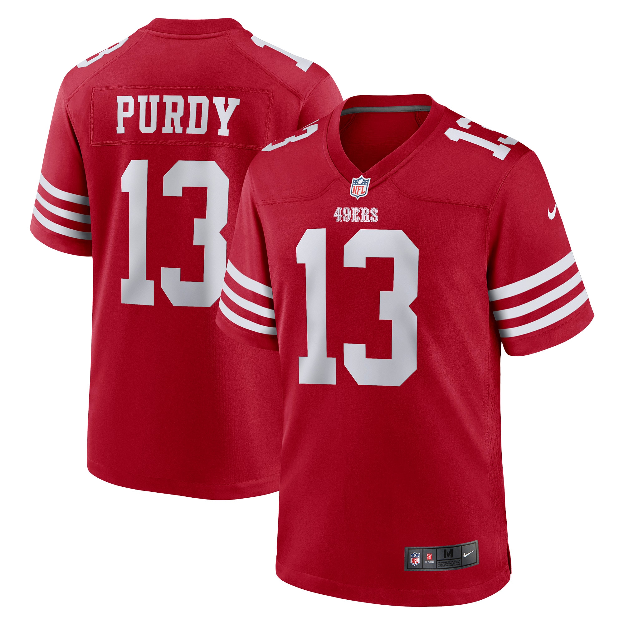 Brock Purdy San Francisco 49ers Game Player Jersey – Scarlet