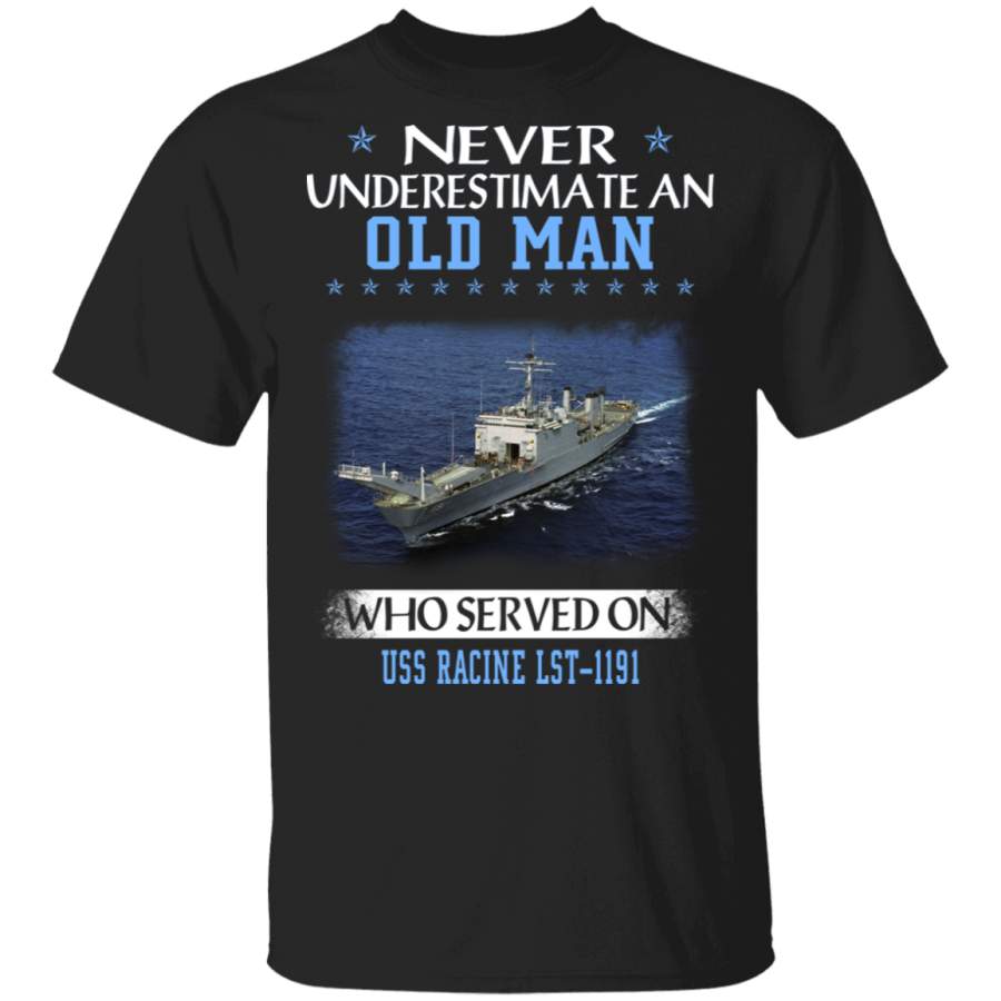 USS Racine LST-1191 Veterans Day Christmas Gift T-Shirt