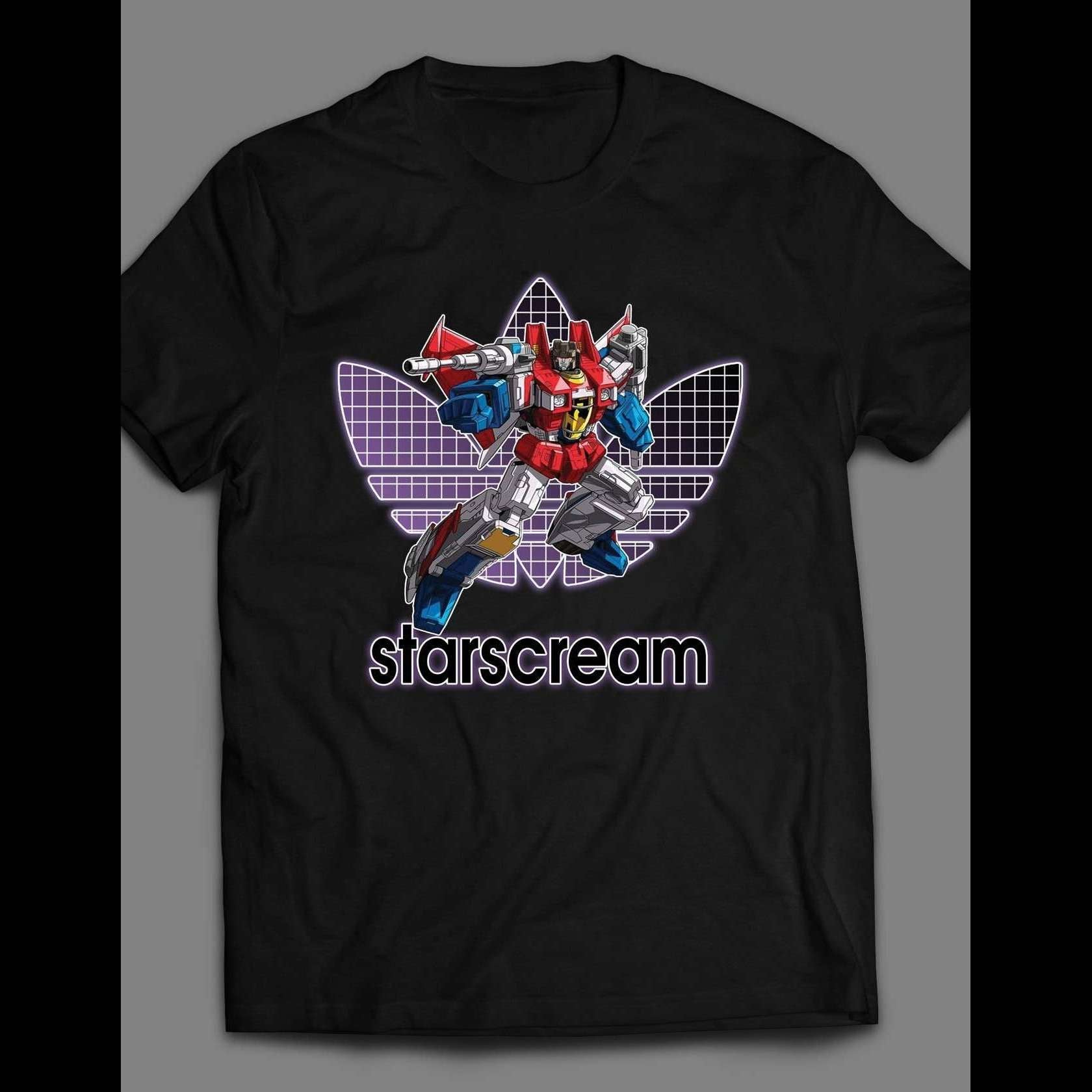 YOUTH SIZE TF ROBOTS DECEPTICON STARSCREAM ATHLETIC WEAR INSPIRED SHIRT