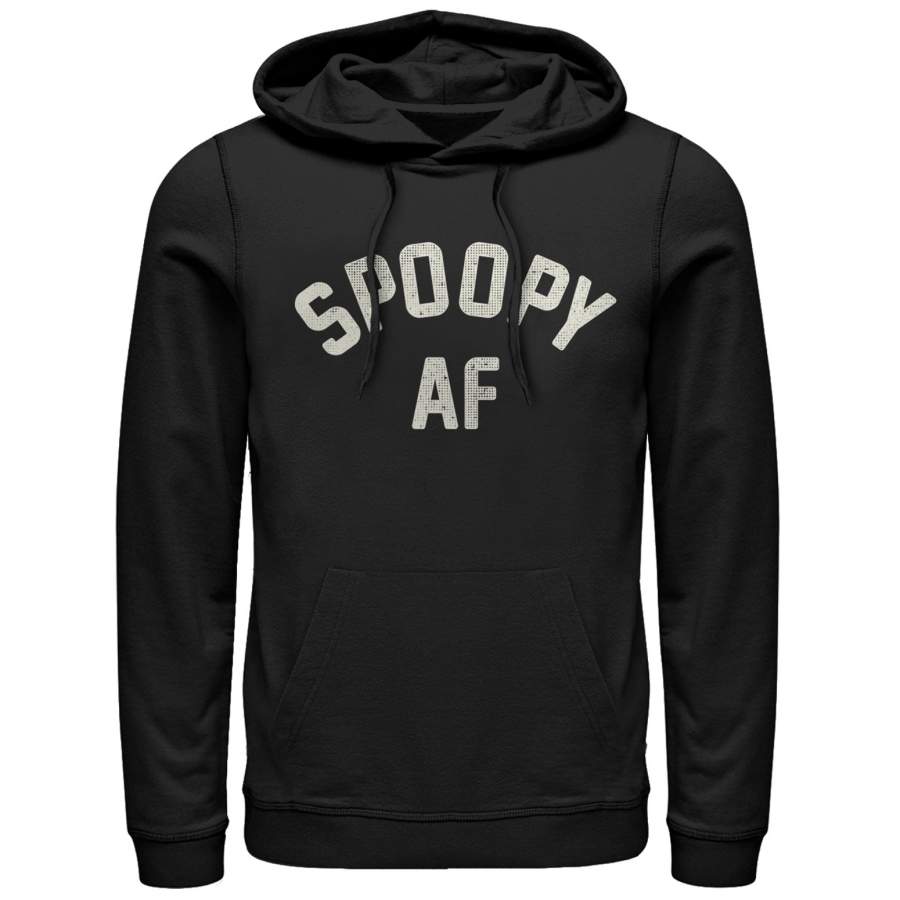 CHIN UP Men’s Halloween Spoopy AF  Lightweight Hoodie