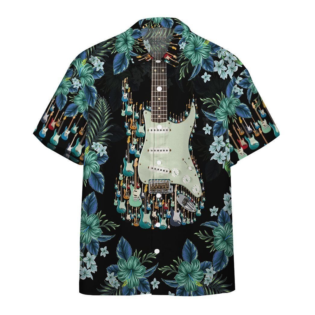 Gearhumans Electric Guitar Hawaiian Shirt Custom Shorts Sleeve Ha76033