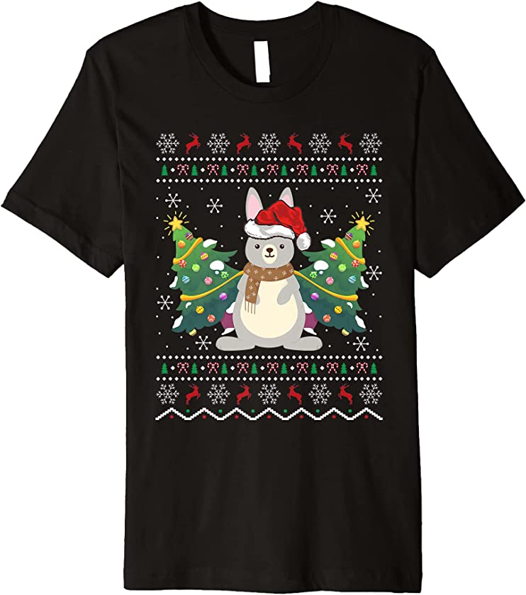 Bunny Animal Lover Matching Ugly Bunny Christmas Premium T-Shirt