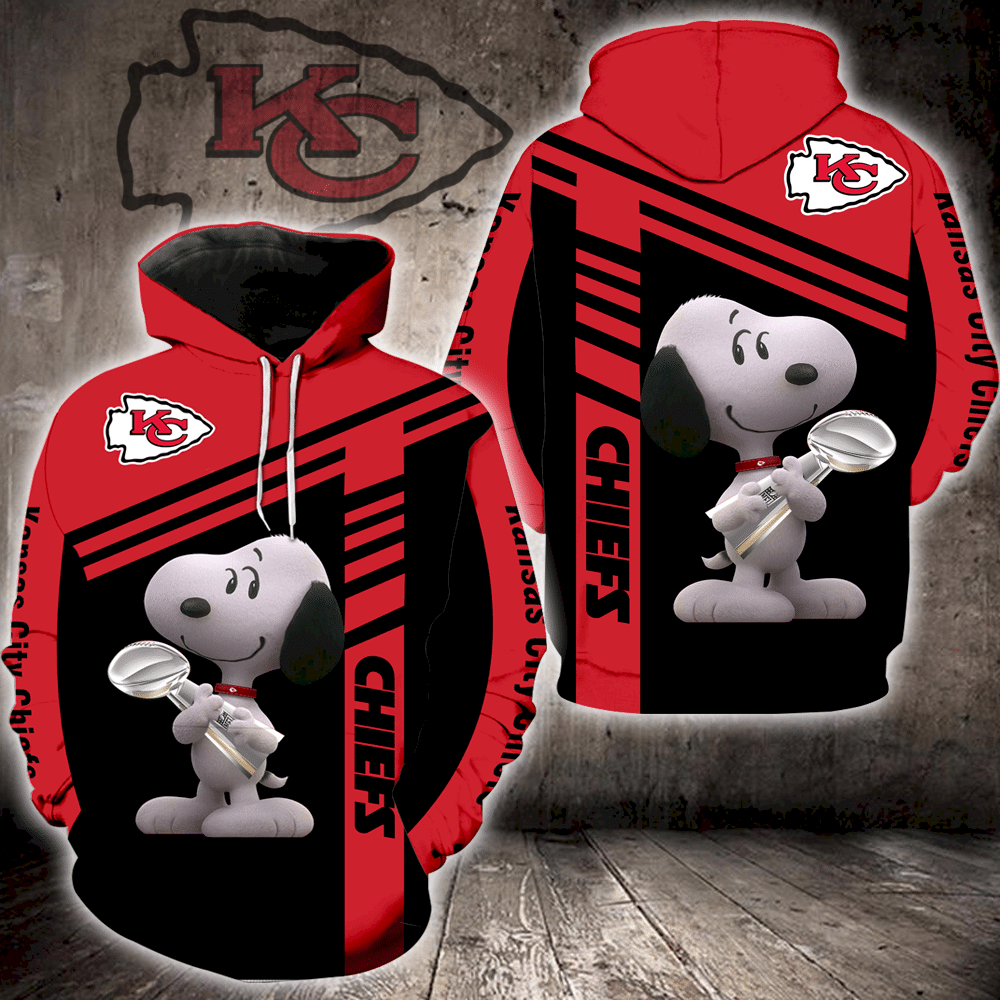 Kansas City Chiefs Snoopy New  K1410 13 Unisex 3D Hoodie Gift For Fans