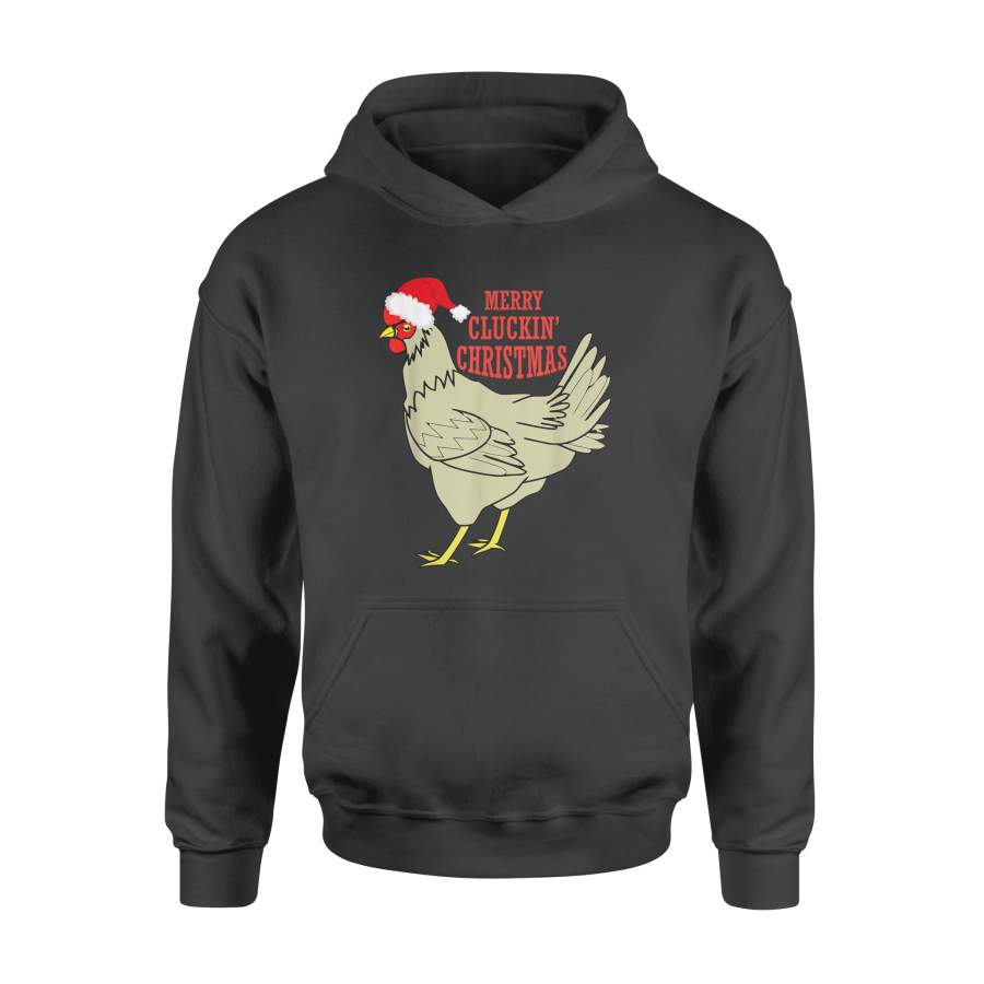 Chicken with Santa Hat Christmas Pajamas for men woman kids T-Shirt – Standard Hoodie