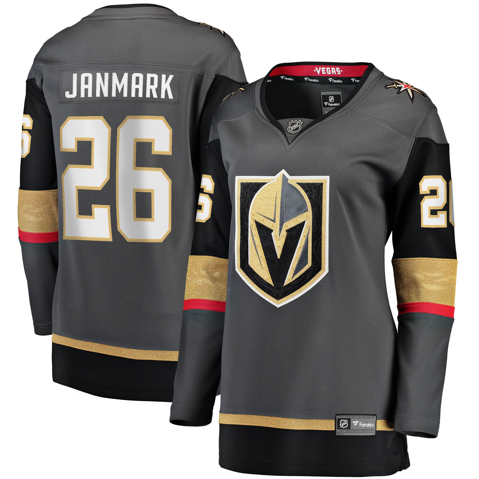 Vegas Golden Knights Adidas Home Authentic Pro Jersey – Gray NHL