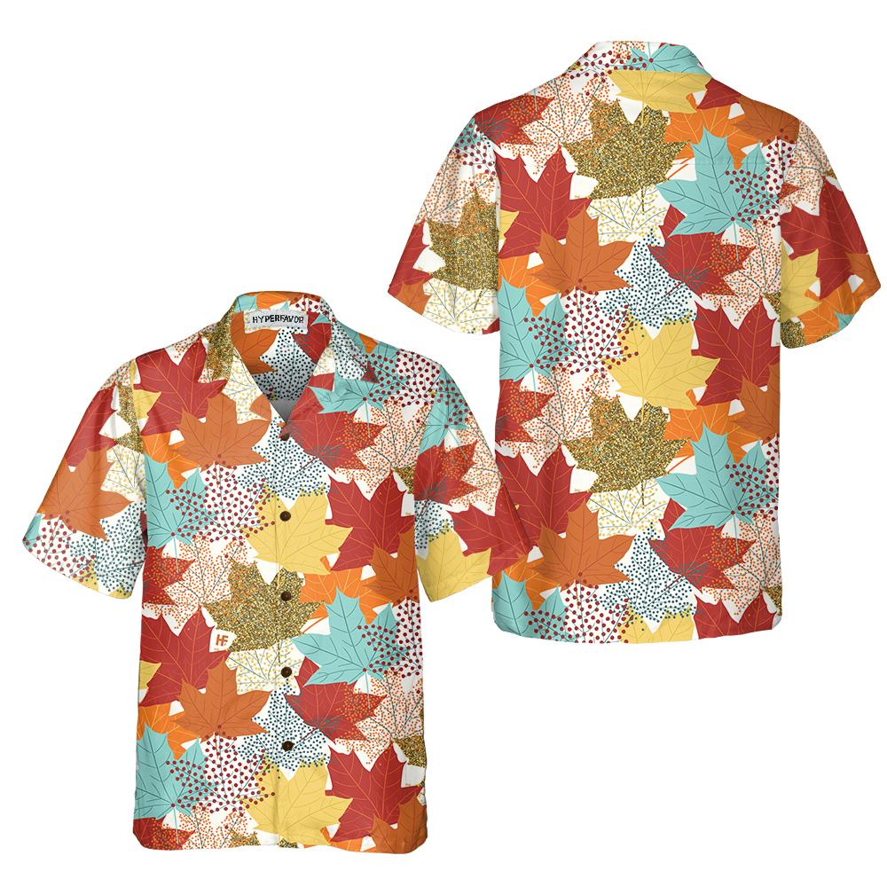 Fall Maple Leaves Hawaii Autumn Vibe Thanksgiving Unique Gift For Day Ha32975