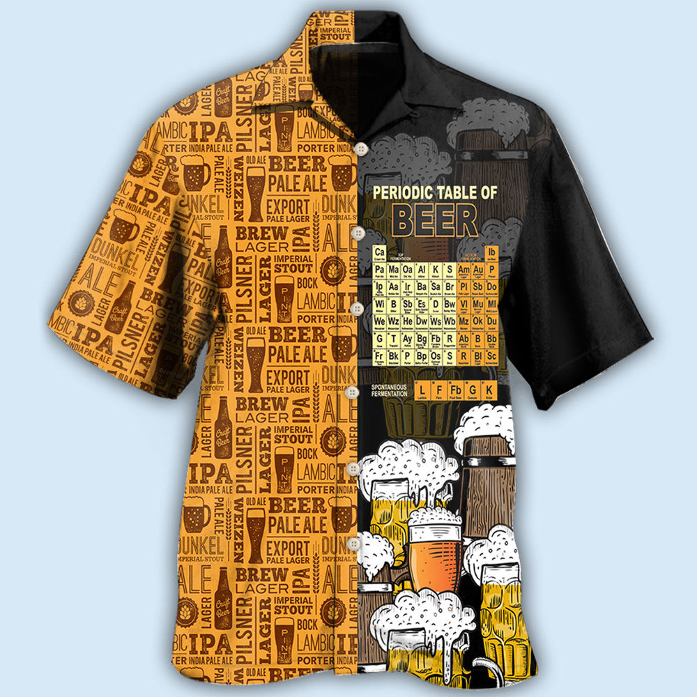 Periodic Table Of Beer Hawaii Shirt Ha63748