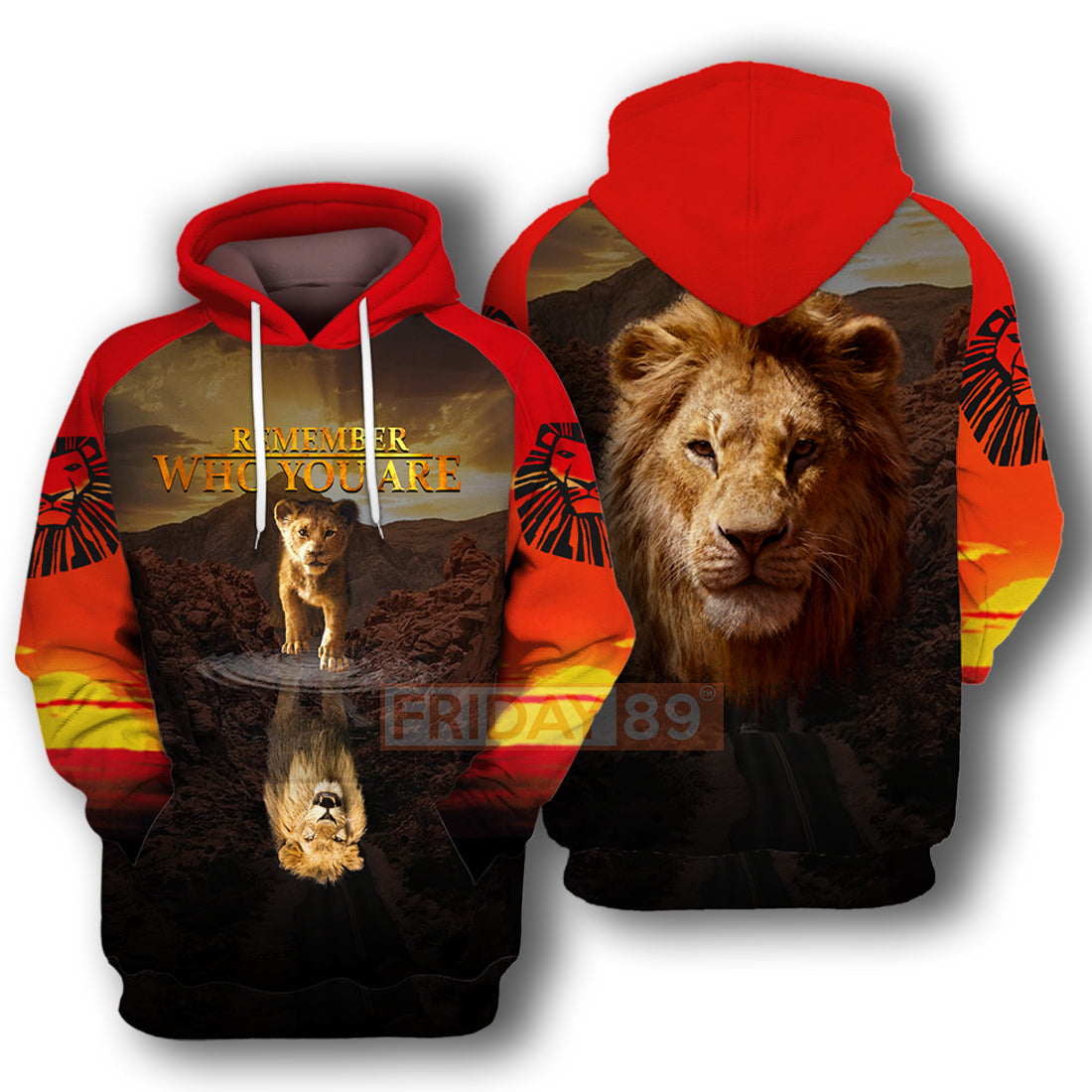 Unifinz Lk T-Shirt Remember Who You Are Simba Lion Face T-Shirt Cool Dn Lk Hoodie Sweater 2022