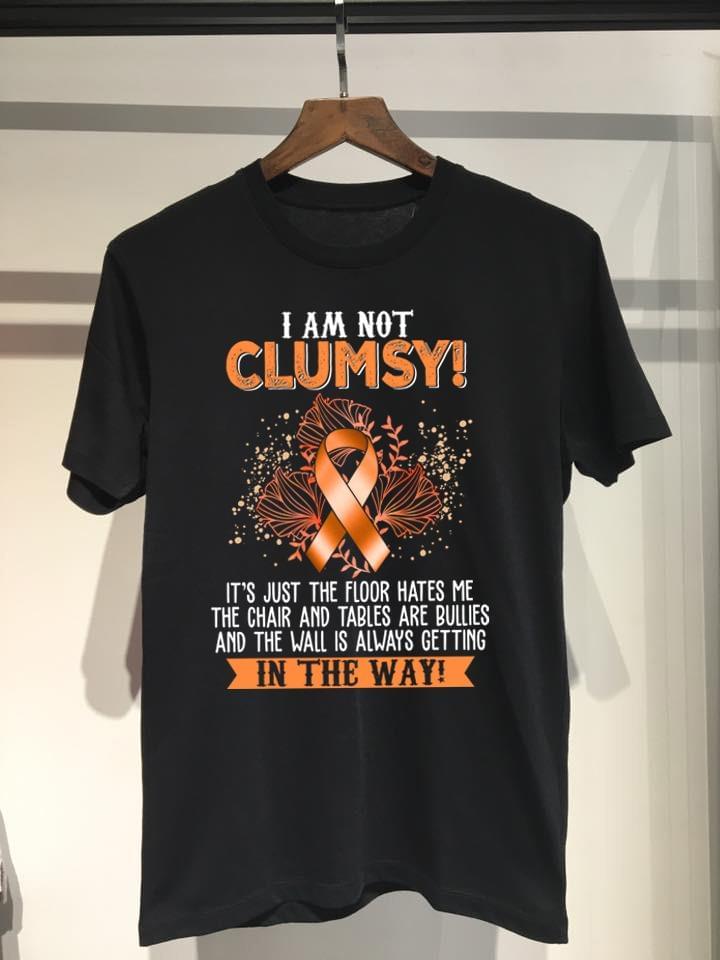 Multiple Sclerosis I Am Not Clumsy It’s Just The Floor Hates Me Standard Men T-shirt