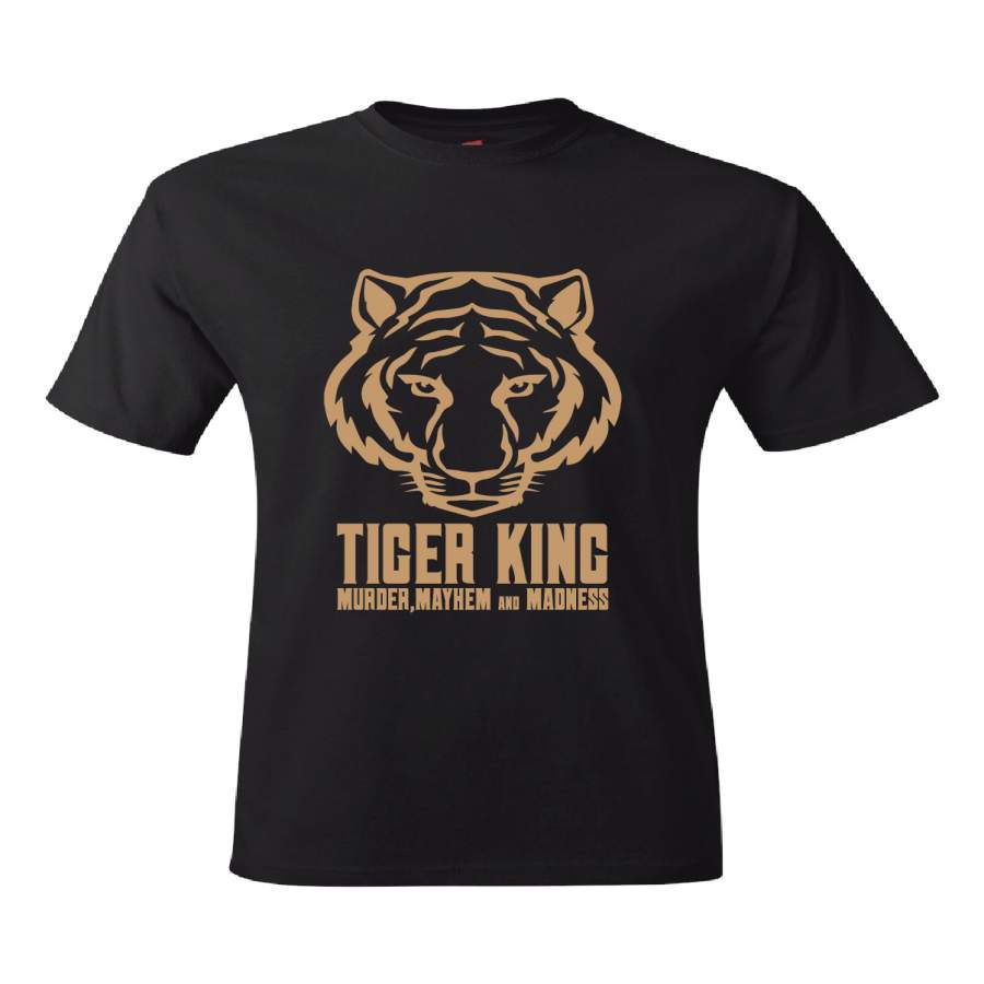 Tiger King Murder, Mayhem And Madness Logo T-Shirt