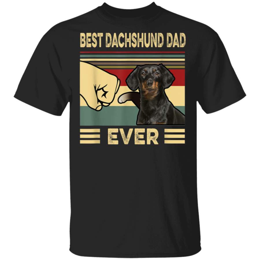 Best Dachshund Dad Ever  Fathers day Gift TShirt