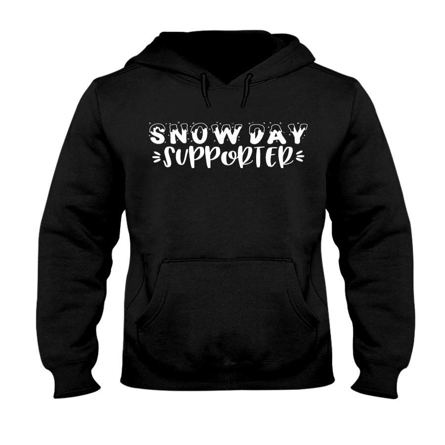 Snow Day Supporter Christmas Gift For Friends Family T-Shirt Hoodie