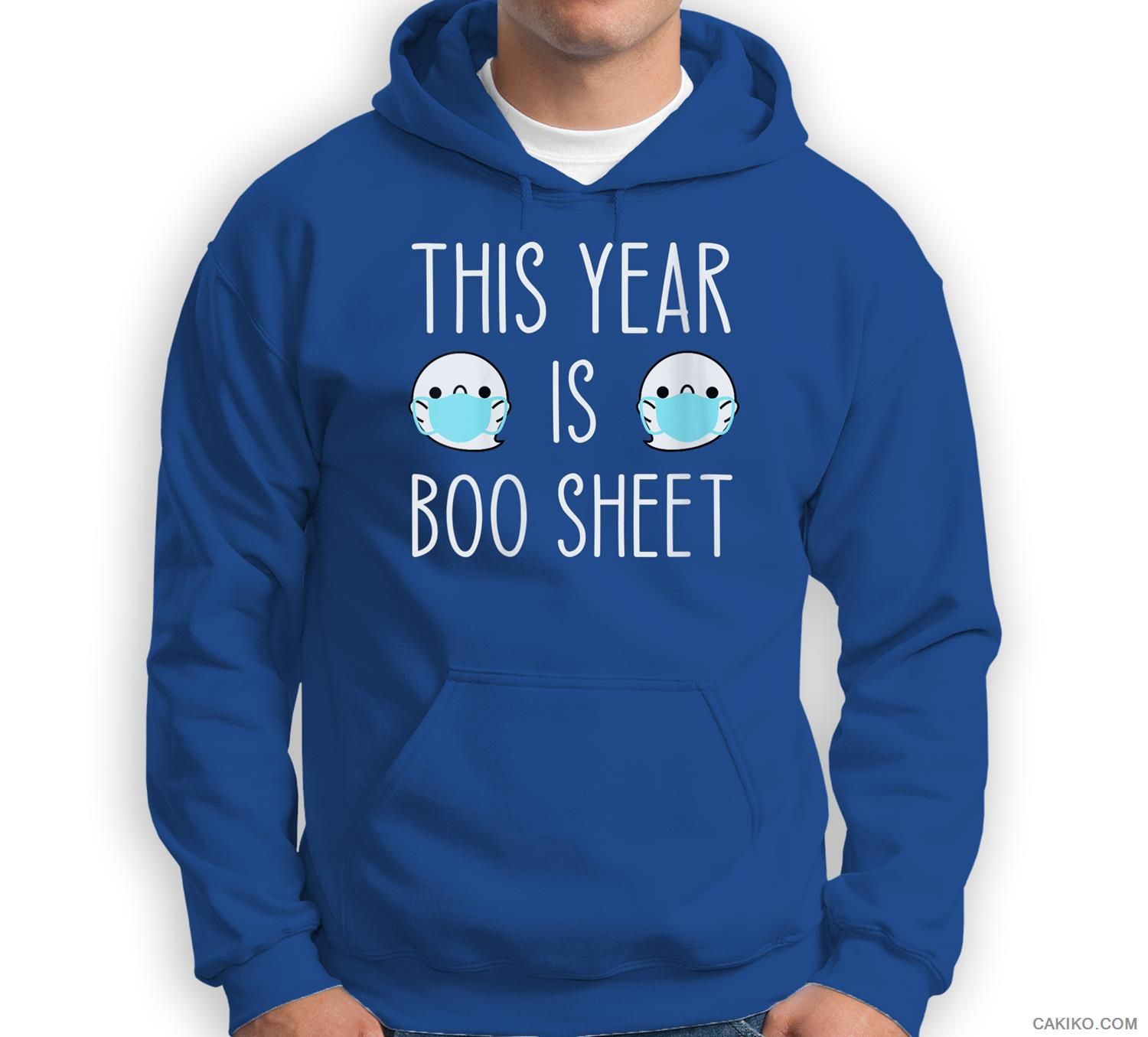 Womens This Year Is Boo Sheet Halloween Ghost Sweatshirt & Hoodie