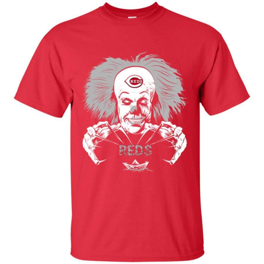 IT Horror Movies Cincinnati Reds T Shirts