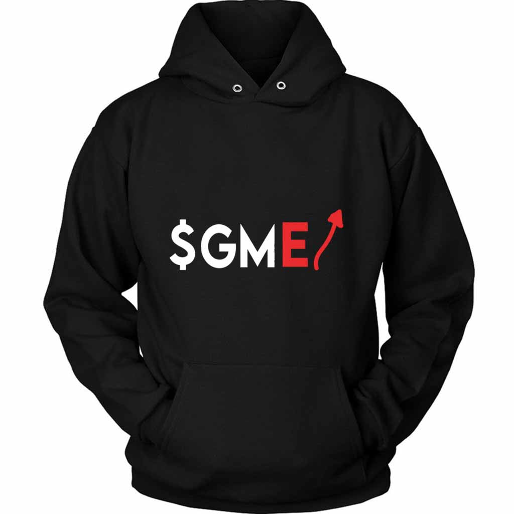 $sgme Wall Street Bets Diamond Hands To The Moon Unisex Hoodie