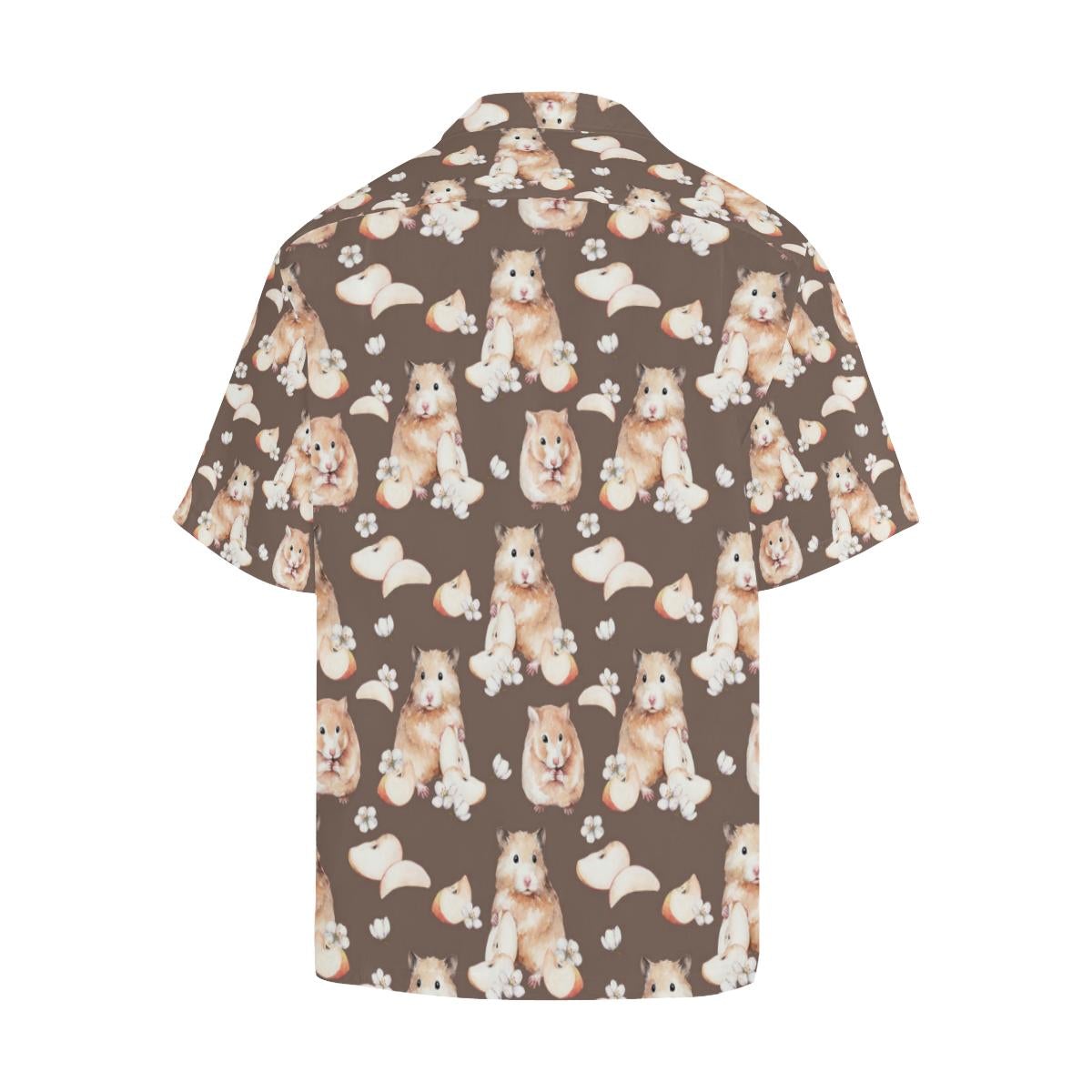 Hamster Pattern Print Design 03 Hawaii Unisex Aloha Short Sleeve Casual Shirt Ha84643