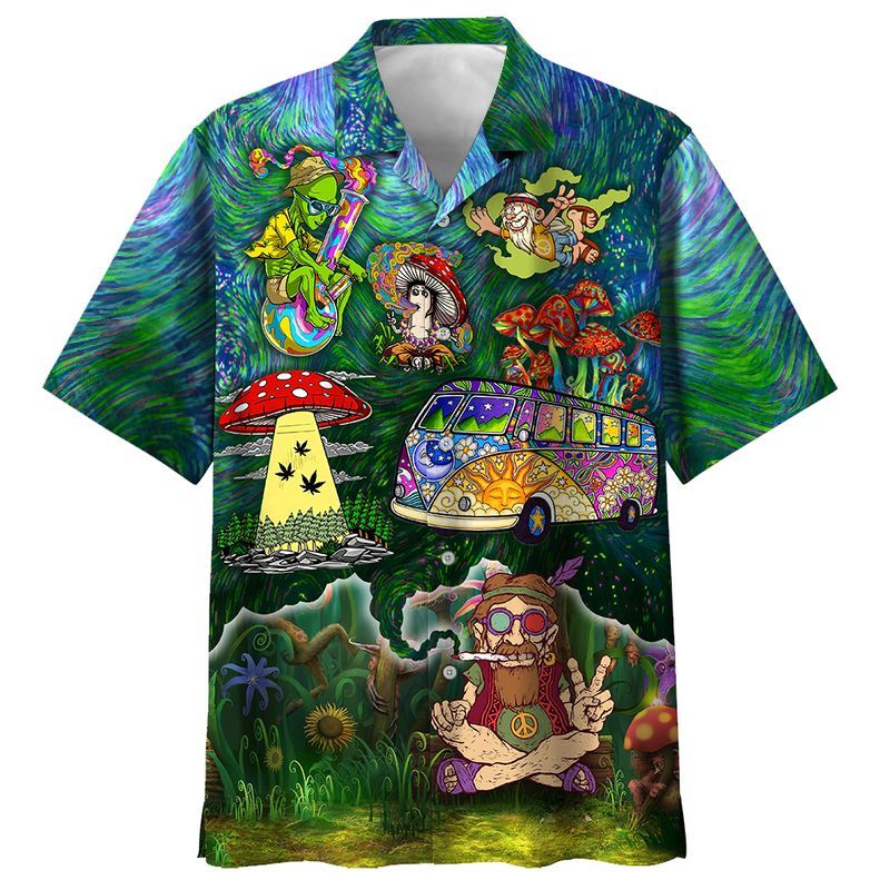 Trippy Guys Colorful Unique Design Unisex Hawaii Shirt For Men And Women Ha68064