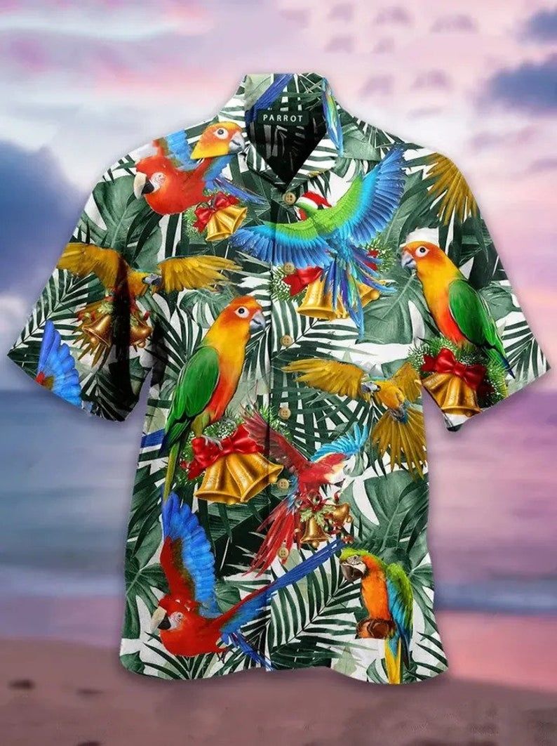 Parrot Multicolor Amazing Design Hawaii Shirt Ha15140