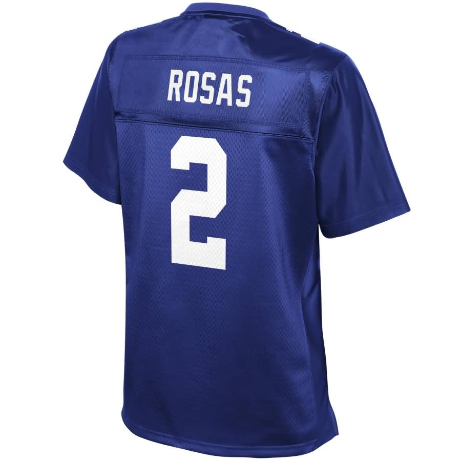 Aldrick Rosas New York Giants NFL Pro Line Womens Team Color Player Jersey – Royal