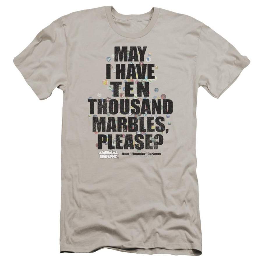 Animal House Marbles Men’s Premium Slim Fit T-Shirt