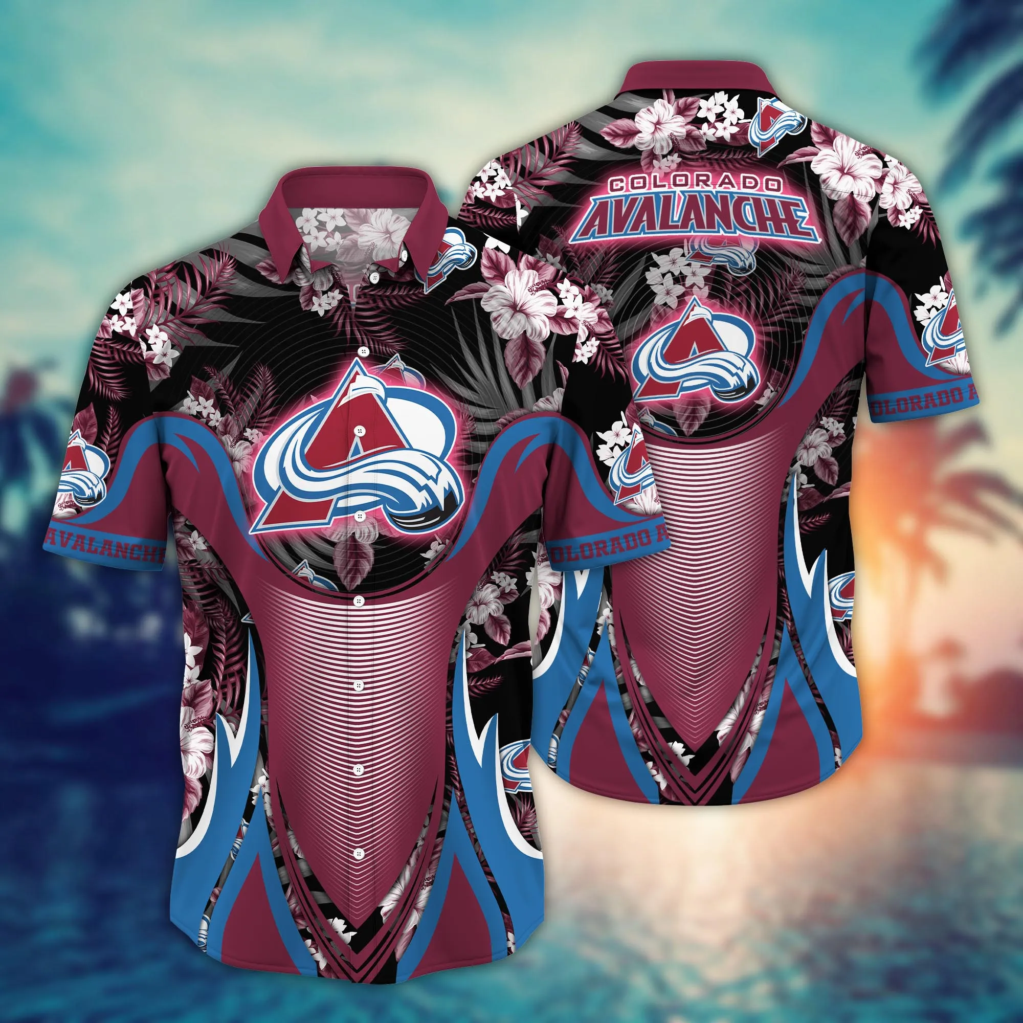 Colorado Avalanche Nhl Hawaiian Shirt Mid-Year Aloha Shirt