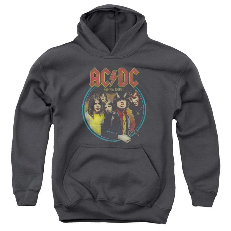 AC/DC Highway To Hell Youth Pullover Hoodie Sweatshirt