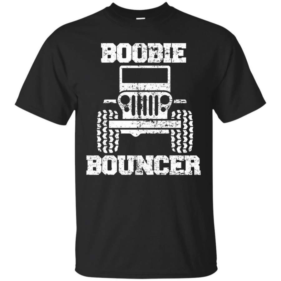 AGR Boobie Bouncer Funny Girls Jeep Hair Don’t Care Cute T-Shirt