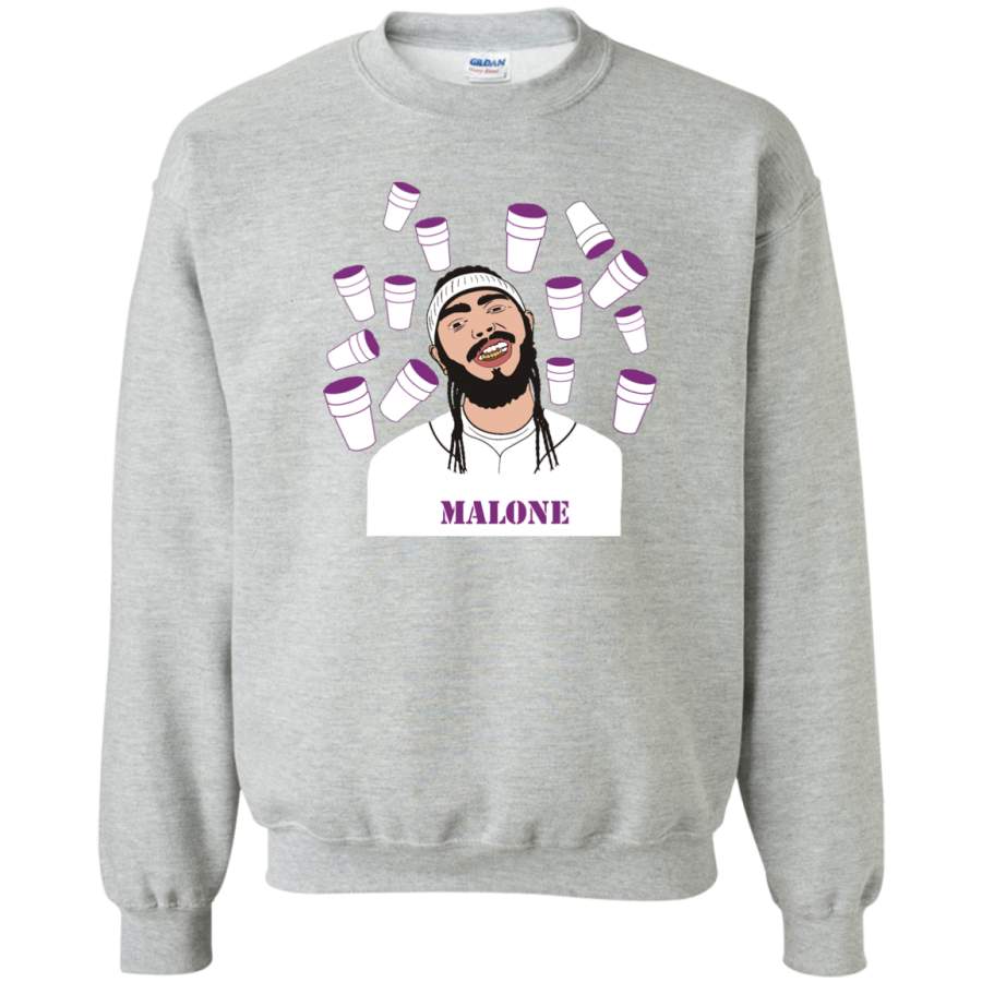 AGR post malone Crewneck Pullover Sweatshirt