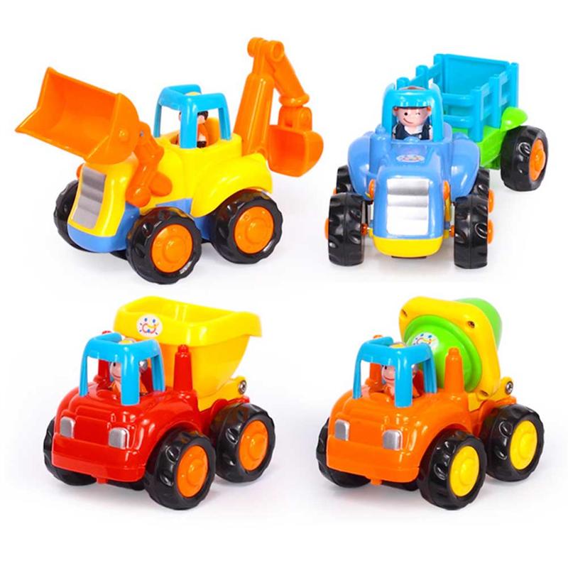 1PC Kids Car Tractors Car Model Engineering Van Model Kids Early Learning (Random Color) alx