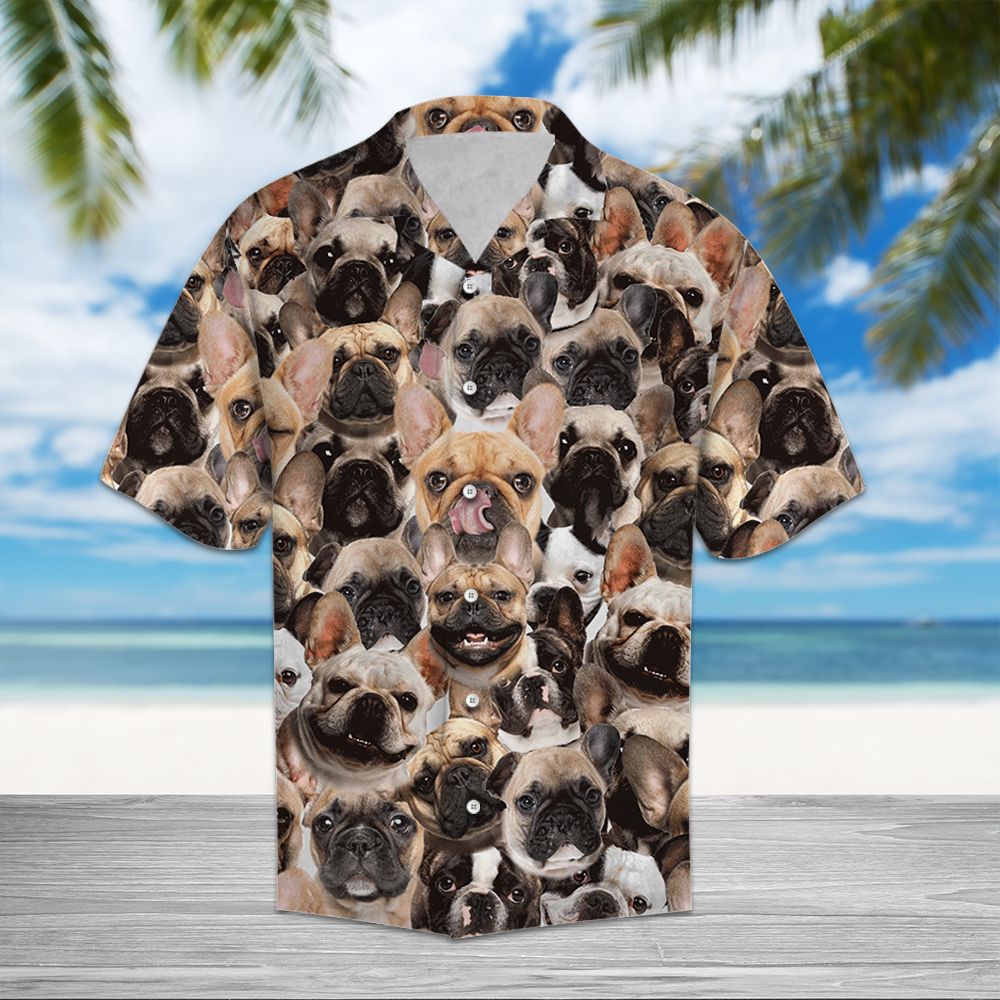 French Bulldog Awesome Hawaii Hawaii Aloha Shirt For Dog Lover Ha60747