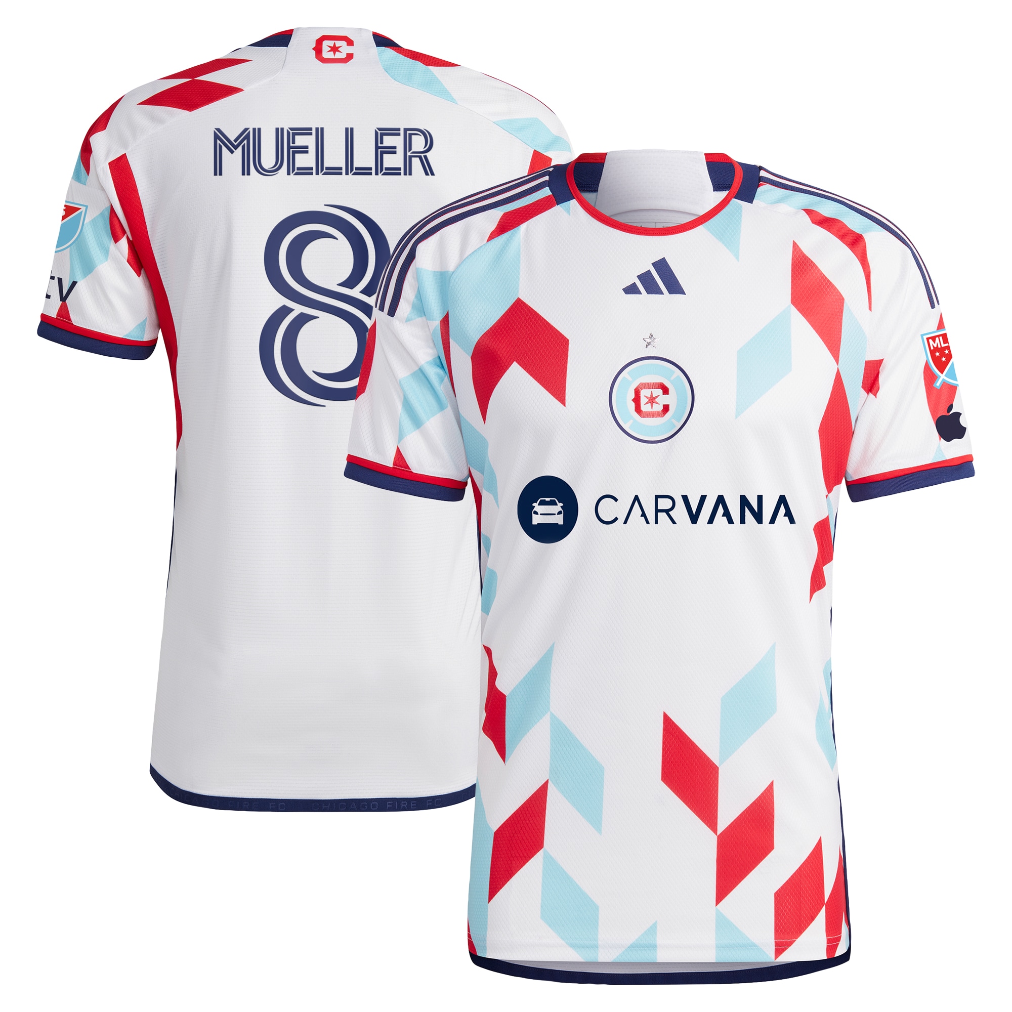 Chris Mueller Chicago Fire 2024 A Kit For All Authentic Player Jersey  White