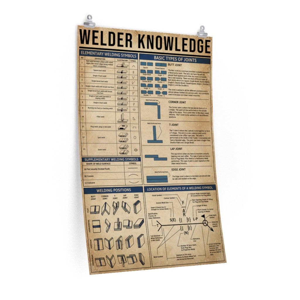 Welder Knowledge – Premium Matte vertical posters