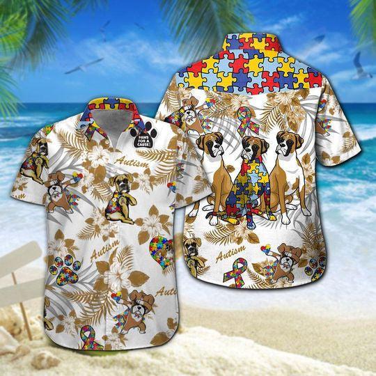 Boxer Autism Hawaii Hawaii Shirt For Men And Women Ha42676