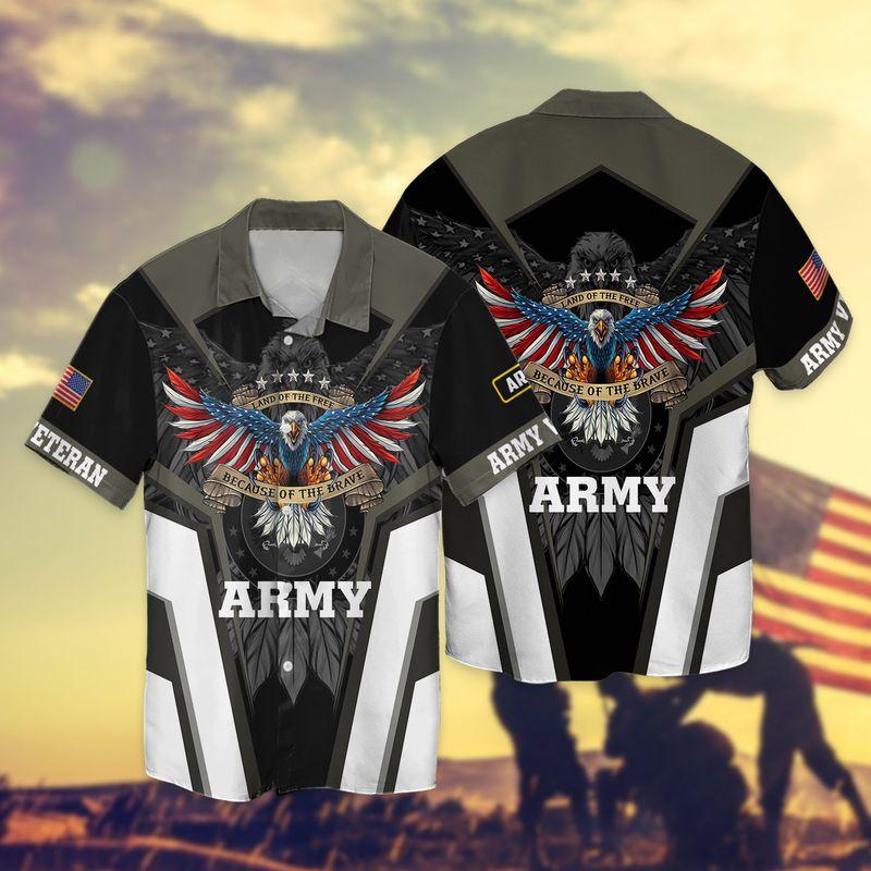 Army Veteran Hawaiian Shirt | For Men & Women | Adult | Hw9723