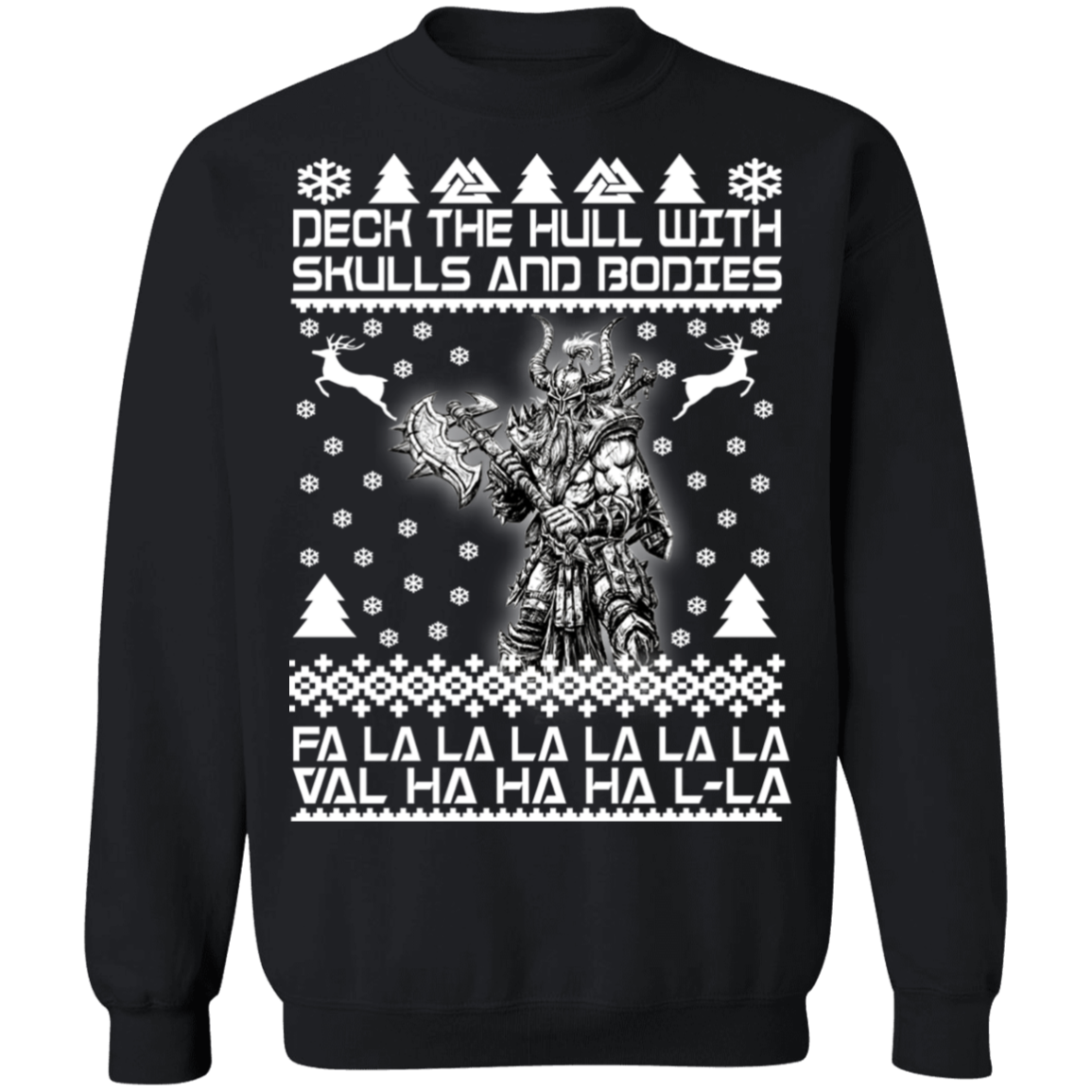 Viking – Val Ha Ha Ha L-La Ugly Christmas Sweaters