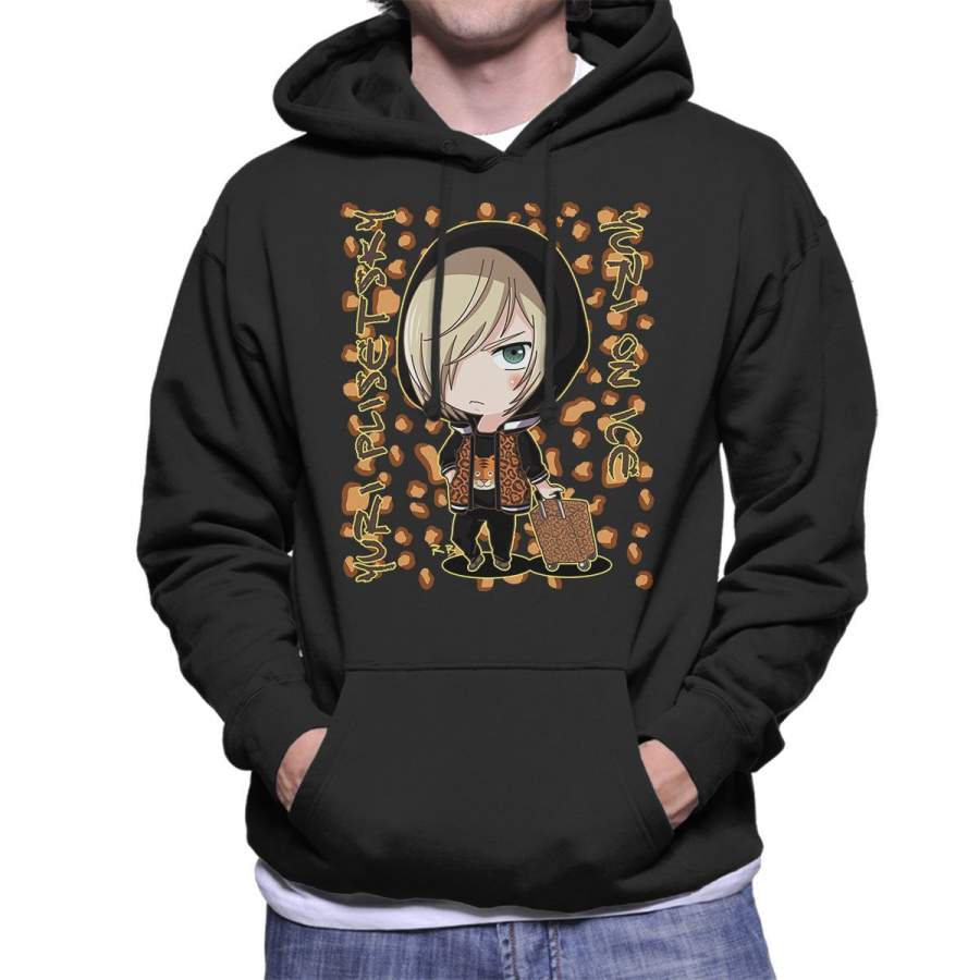 Leopard Yuri On Ice Men’s Hooded Sweatshirt