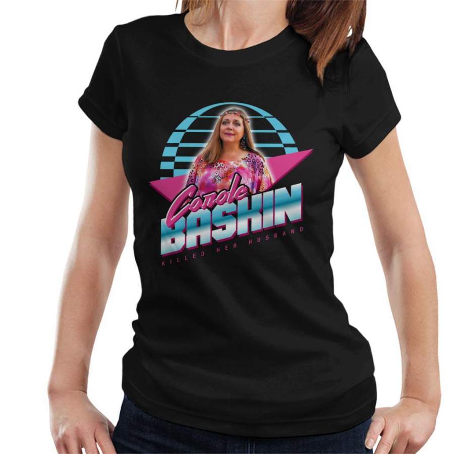 Carole Baskin Tiger King 80s Retro Women’s T-Shirt