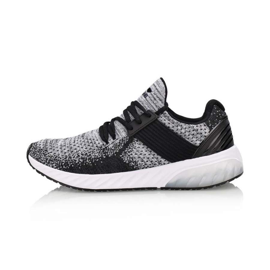 Li-Ning Men GEL KNIT Walking Shoes Mono Yarn Breathable LiNing Sports Shoes Wearable Anti-Slippery Sneakers AGLN041 YXB132
