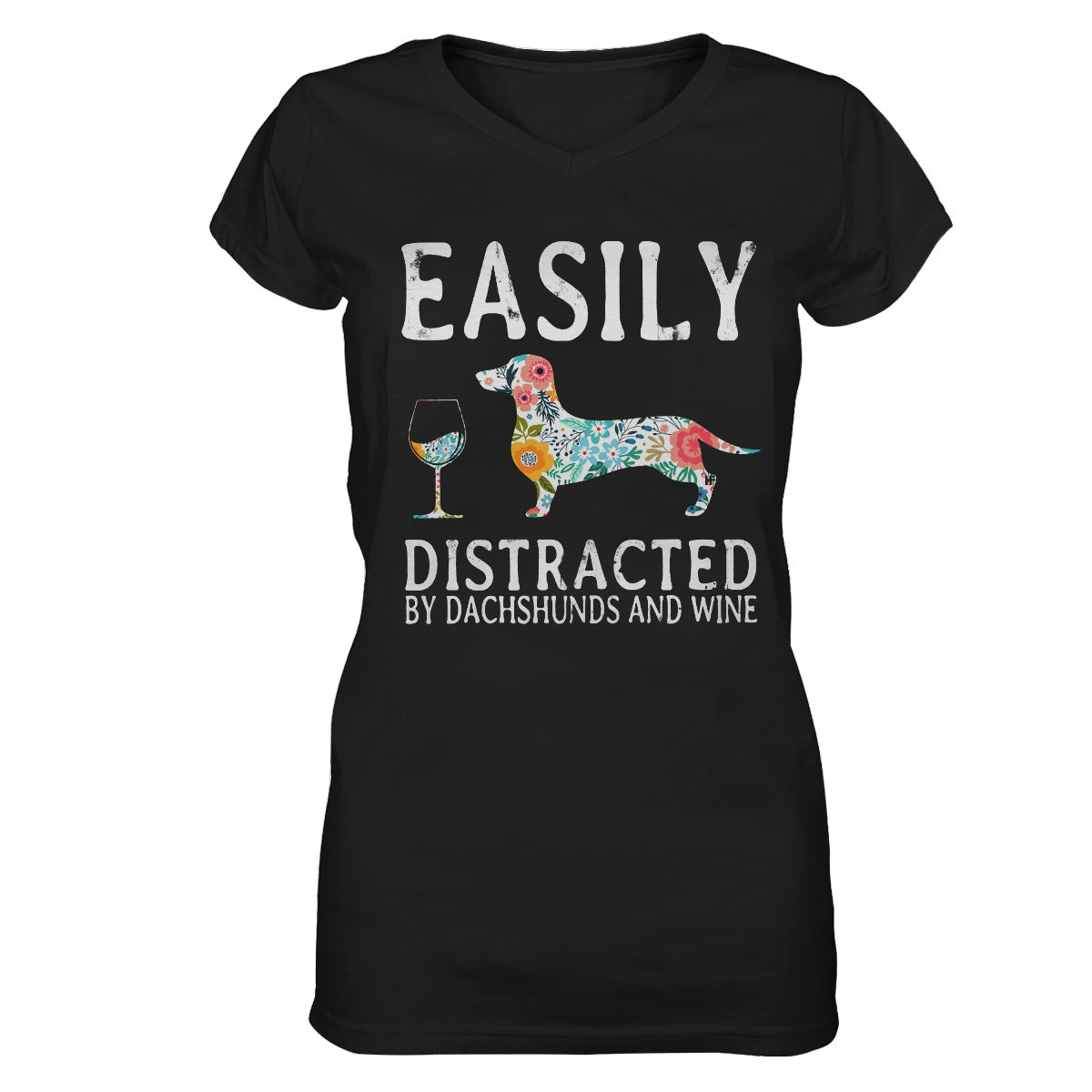 Dachshund Lovers Shirt 10 Ez01 1009 Women V-Neck T-Shirt