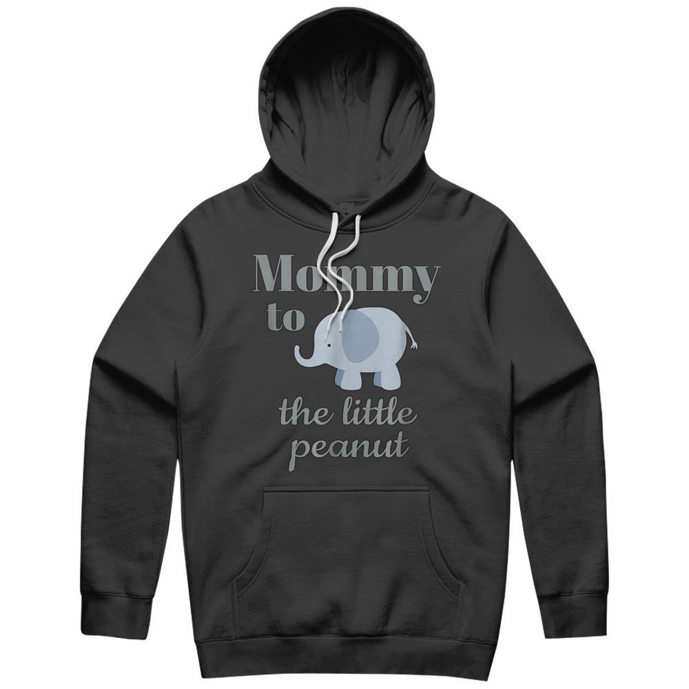 Matching Baby Shower Couples Shirt Elephant Mommy Peanut Hoodie